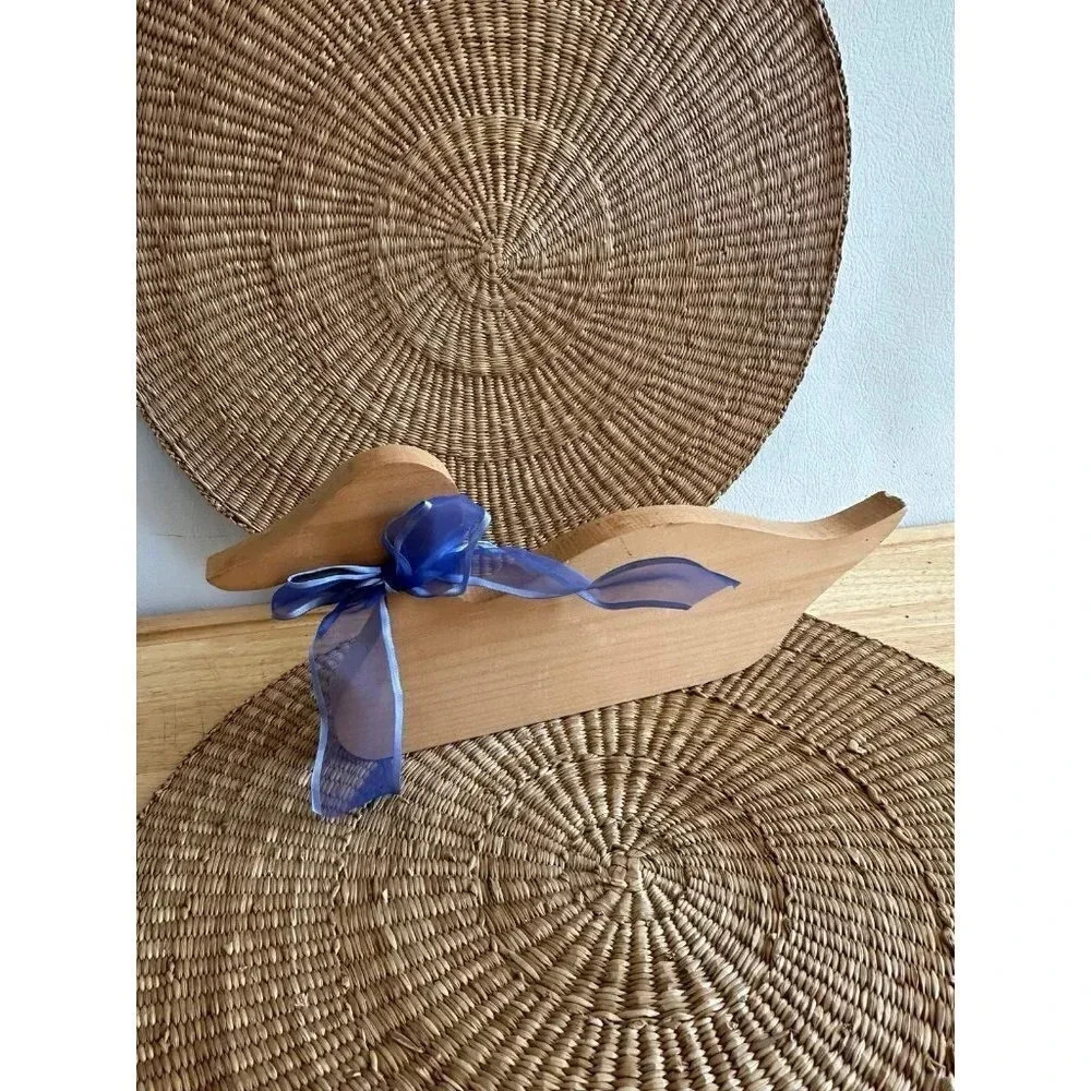 Hand cut Wooden Duck decor